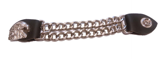 Extensor de cadena para chaleco Cabeza Aguila Cromo