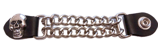 Extensor de Cadena para Chaleco Calavera Ojos Negros