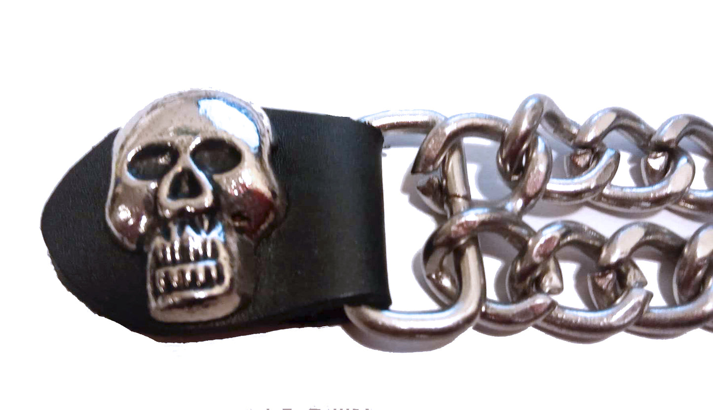Extensor de Cadena para Chaleco Calavera Ojos Negros