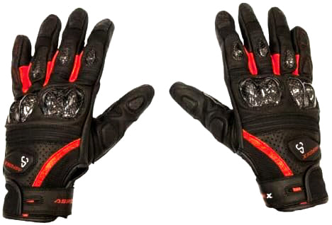 Guante moto Verano Aspidex 573 Rojo