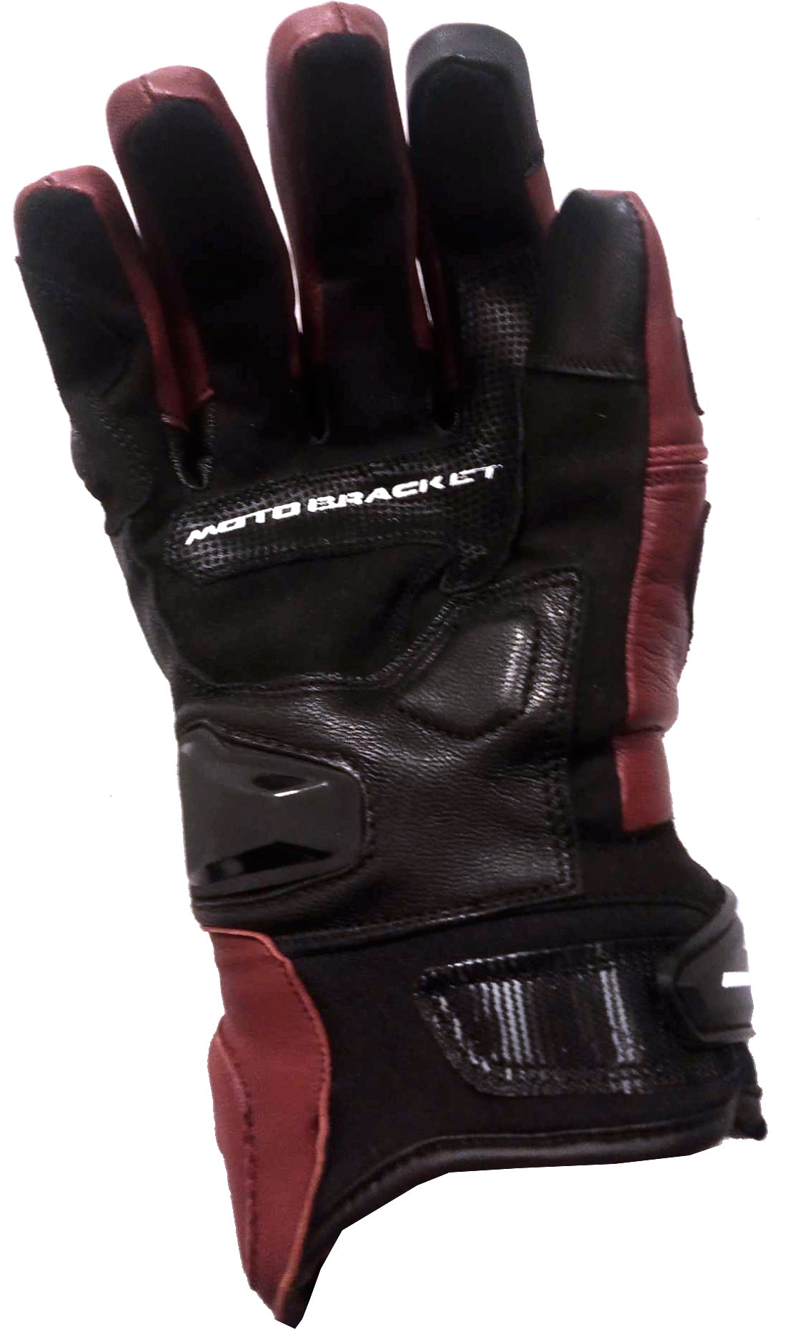 Guante Moto Mujer Motobracket Invierno Orlando Burdeos