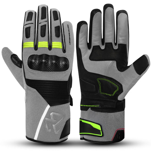 Guante Moto Motobracket Invierno Malanga Pro Grises