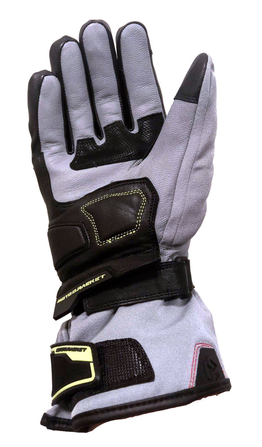 Guante Moto Motobracket Invierno Malanga Pro Grises