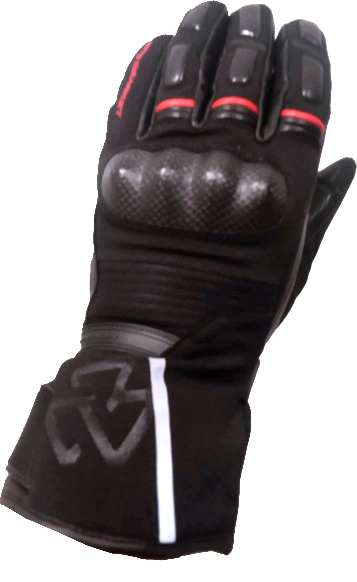 Guante Moto Motobracket Invierno Malanga Pro Negro Rojo