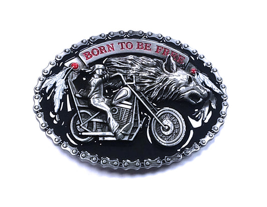 Hebilla para cinturón Born To Be Free Moto