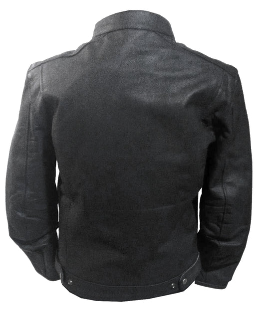 Chaqueta moto Piel con Protecciones Asppidex - URA Moto