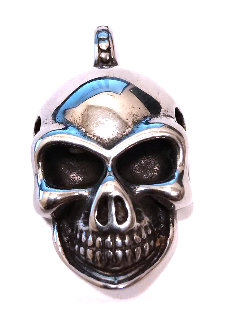 Colgante Acero Calavera Plana Biker - URA Moto