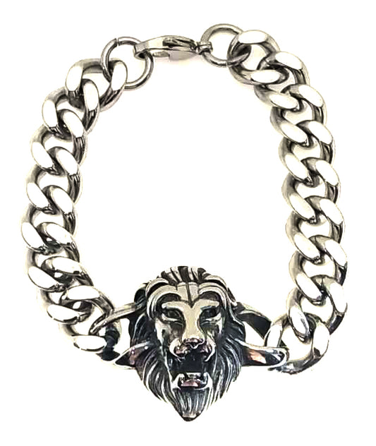 Pulsera Acero Inoxidable León - URA Moto