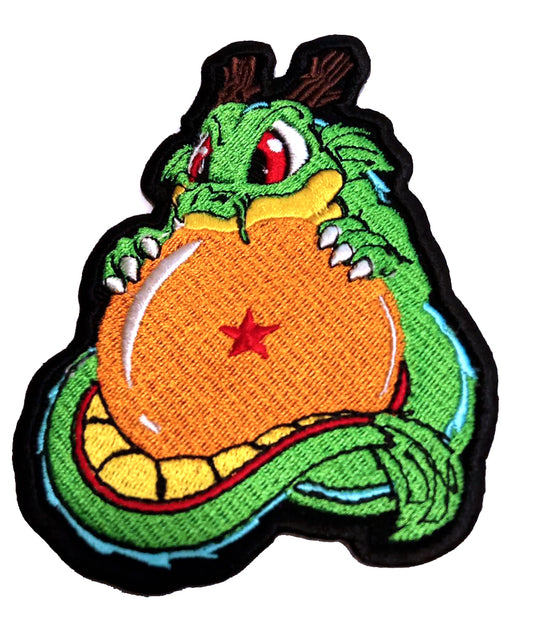 Parche Bordado Termoadhesivo Dragón Shen Long Bebé Bola - URA Moto