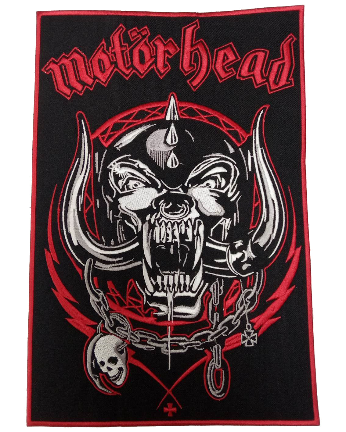 Parche Bordado Motorhead Logo - URA Moto