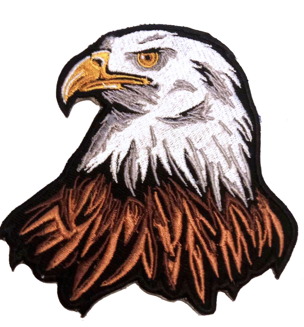 Parche Bordado Ropa Termoadhesivo Aguila Perfil