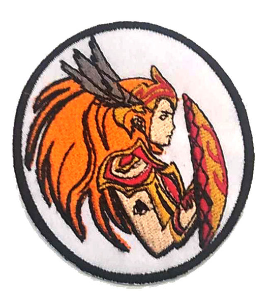 Parche Bordado Termoadhesivo Valkiria Escudo - URA Moto