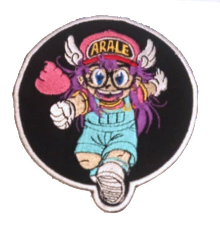 Parche Bordado Termoadhesivo Arale Unchi