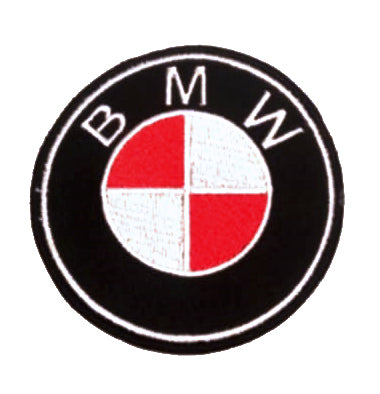 Parche Bordado Termoadhesivo BMW Rojo