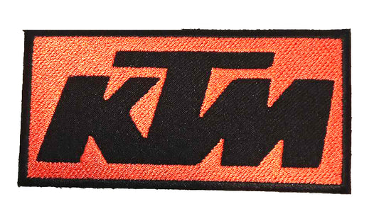 Parche Bordado Termoadhesivo Marca KTM - URA Moto
