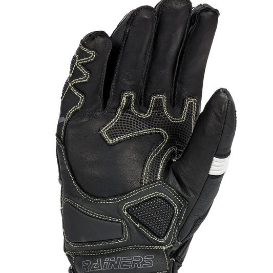 Guantes Rainers VRC4 PRO-N Racing Negro CE Nivel 2 Piel TPU Superfabric