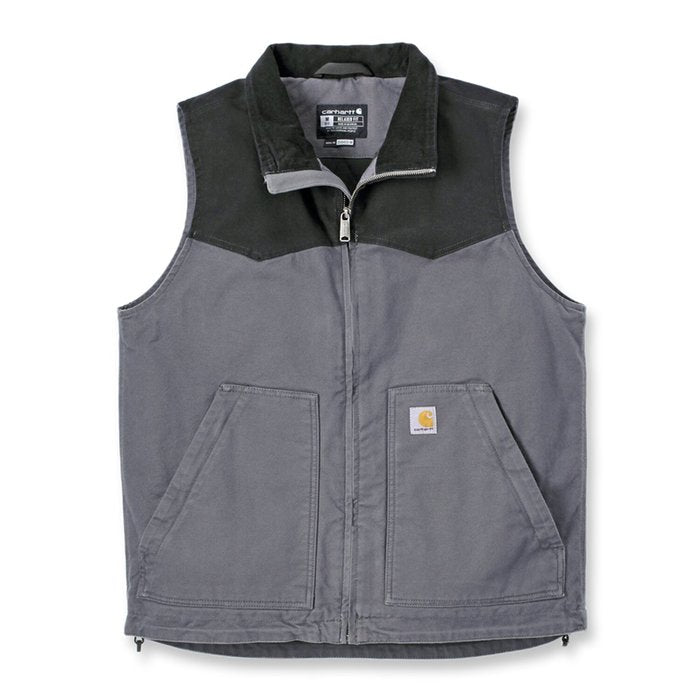Chaleco Carhartt Montana Duck Sombra/Negro Rugged Flex Aislante - URA Moto