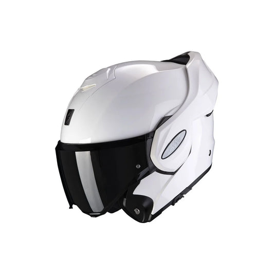 Casco Scorpion EXO-Tech Evo Blanco Modular ECE
