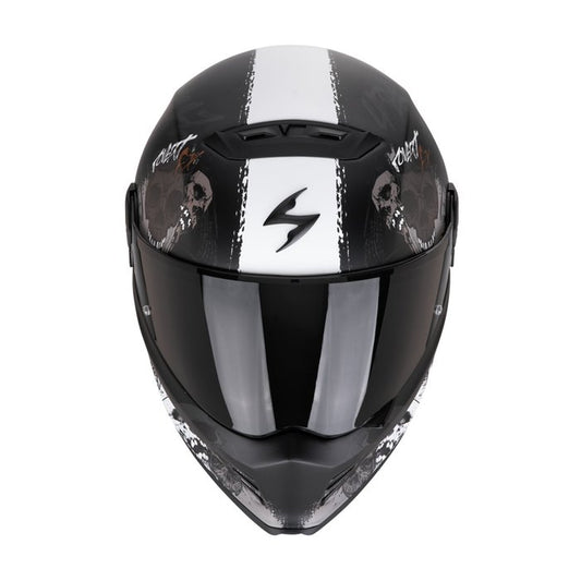 Casco Scorpion Covert FX Skullz Negro Mate ECE