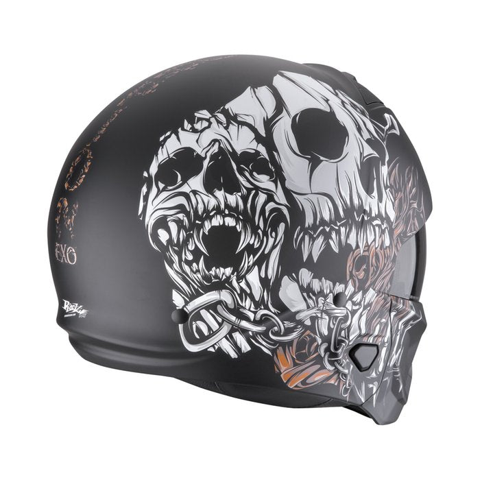 Casco Scorpion EXO-Combat II Genesis Negro Mate ECE