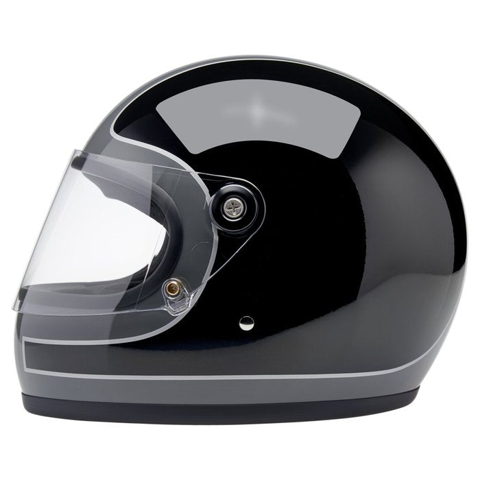 Casco Biltwell Gringo S Gris Tormenta Tracker Brillante