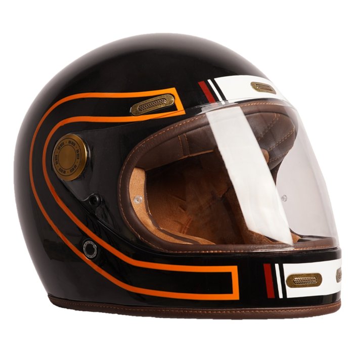 Casco By City Roadster III Fusion negro/naranja - URA Moto