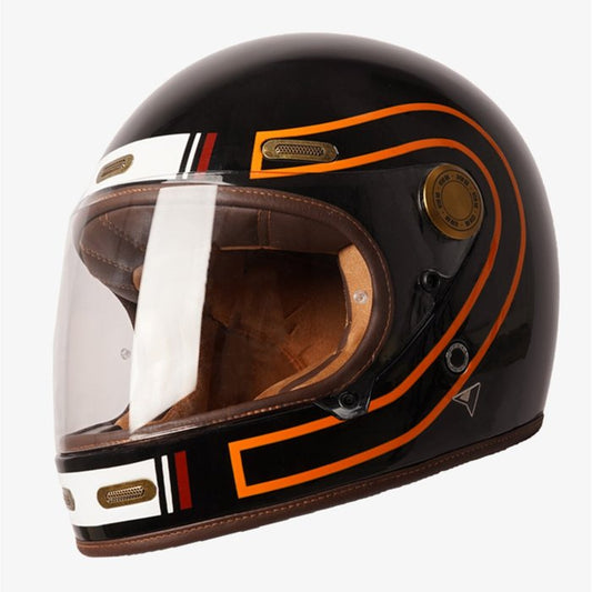 Casco By City Roadster III Fusion negro/naranja - URA Moto