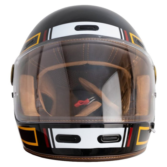 Casco By City Roadster III Fusion negro/naranja - URA Moto