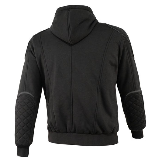 Chaqueta By City Street Cool negra moto piel perforada - URA Moto