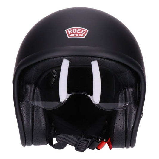 Casco Roeg Sundown Negro Mate Jet Fibra ECE