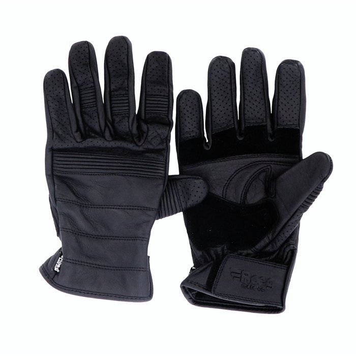 Guantes Roeg Hank Negro Piel Vacuno CE