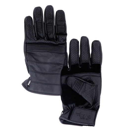 Guantes Roeg Hank Negro Piel Vacuno CE