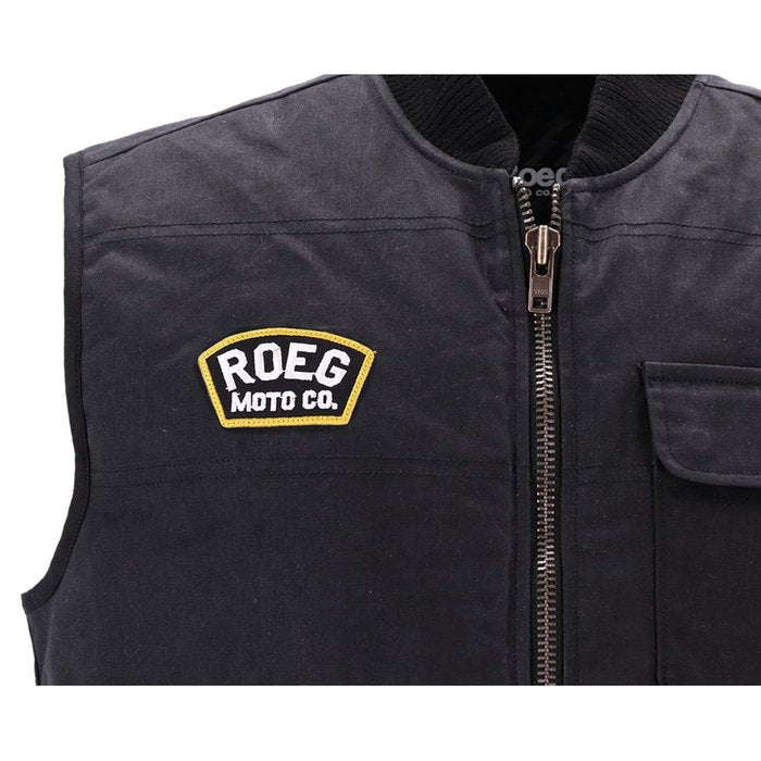 Chaleco negro Roeg Brad - URA Moto