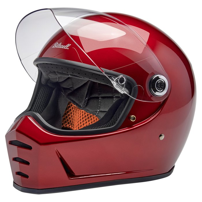 Casco Biltwell Lane Splitter Rojo Cereza
