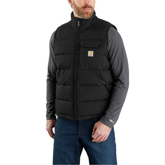 Título Shopify: Chaleco Carhartt Montana Loose Fit Negro Aislante Impermeable