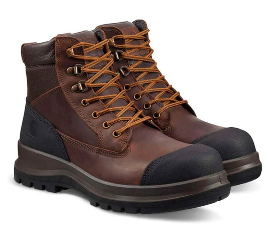 Bota Trabajo Carhartt Detroit 6" S3 Marrón Oscuro Rugged Flex EN ISO 20345