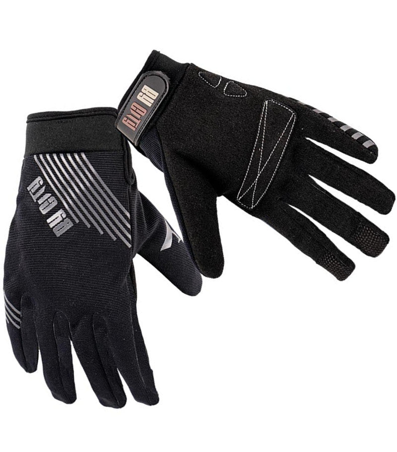 Guantes By City Moscow Negros Tejido Transpirable Verano CE - URA Moto