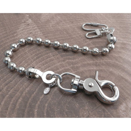 Cadena para billetera Amigaz con forma de bola y correa para llaves 8"