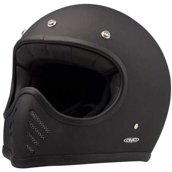 Casco DMD Seventyseven Negro Sólido Integral Carbono ECE 22.06