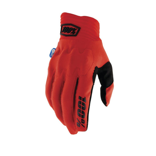 Guantes Moto MX 100% Cognito Smart Shock Rojo - URA Moto