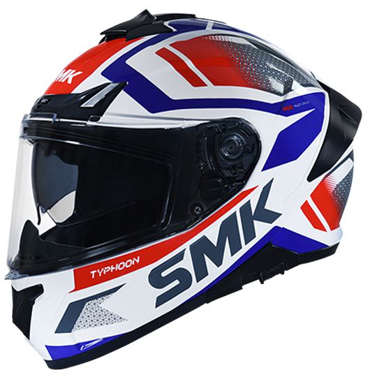Casco moto SMK Integral Typhoon Thorn Decorado Brillo (GL136) - URA Moto
