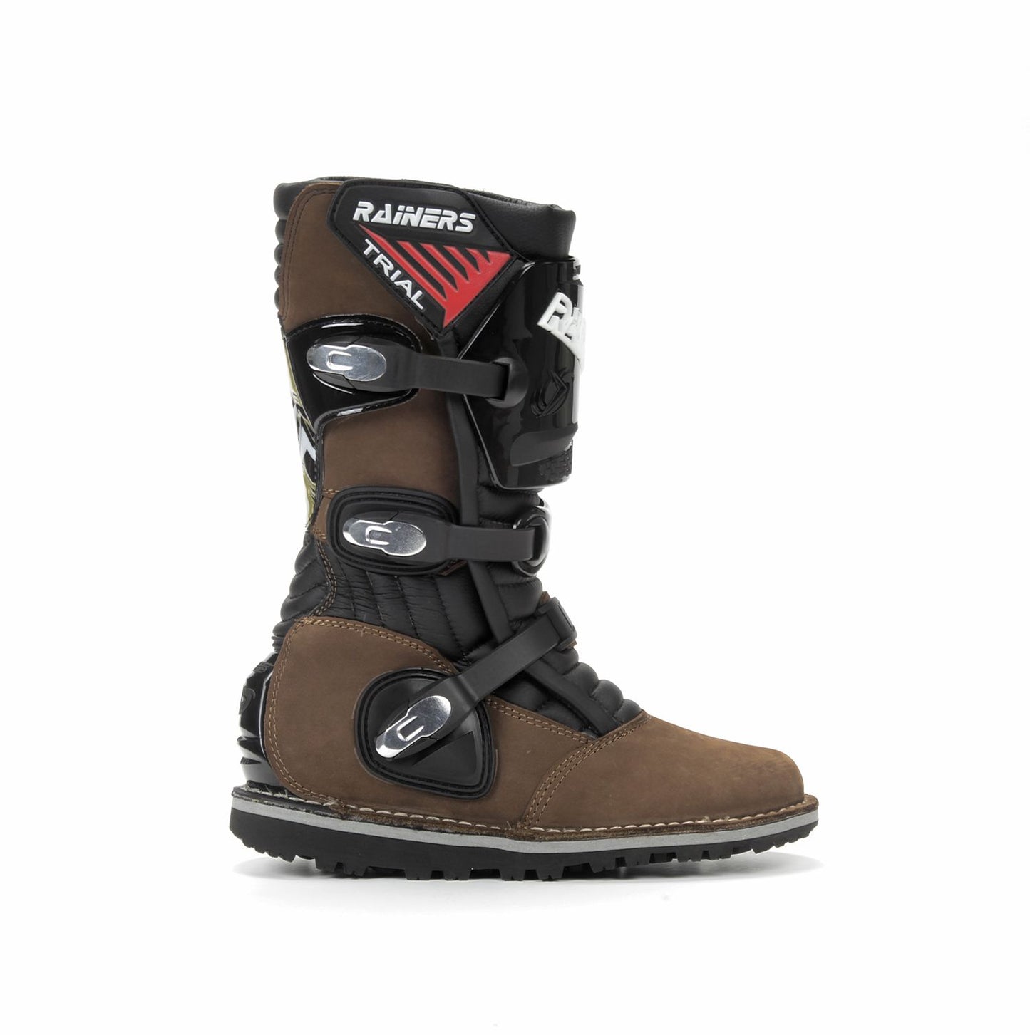 Bota Moto Offroad Rainers 3040 Marrón - URA Moto