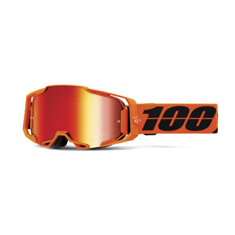 Gafas Moto MX 100% Armega CW2 Rojo Espejo - URA Moto