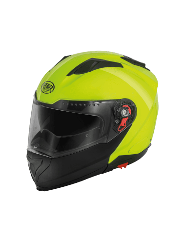 Casco Moto Modular Premier Delta Evo Fluor - URA Moto