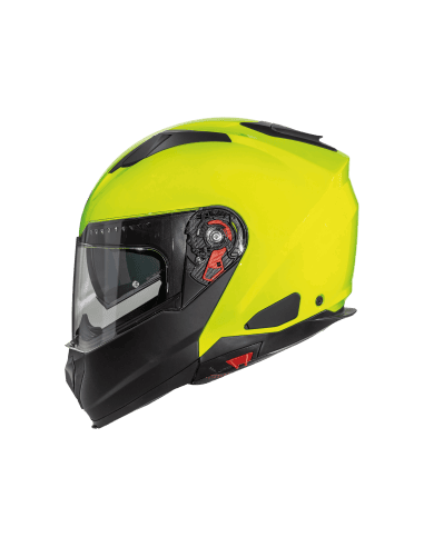 Casco Moto Modular Premier Delta Evo Fluor - URA Moto