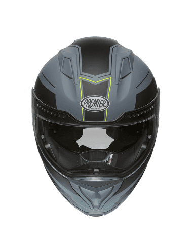 Casco Moto Modular Premier Delta Evo RG Y GREY BM - URA Moto