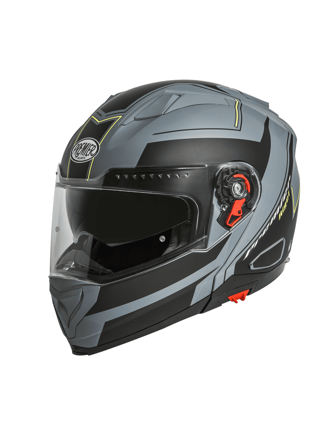 Casco Moto Modular Premier Delta Evo RG Y GREY BM - URA Moto