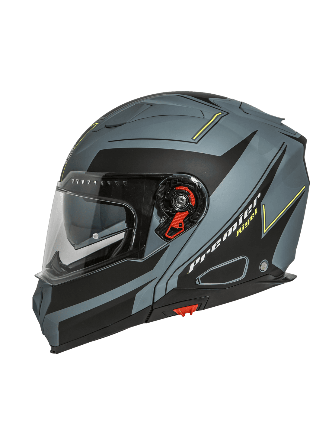Casco Moto Modular Premier Delta Evo RG Y GREY BM - URA Moto