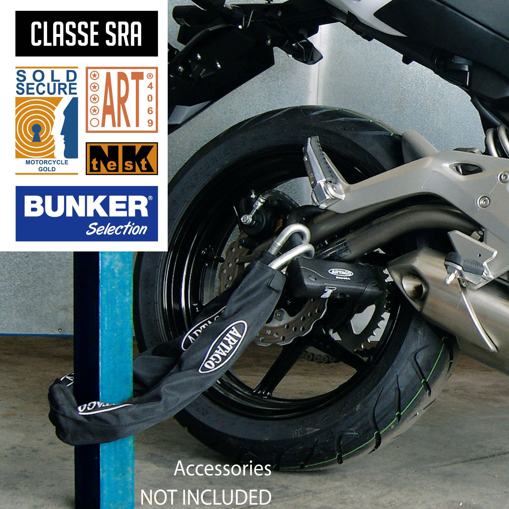 Antirrobo Moto Artago  U 18ART120 - URA Moto