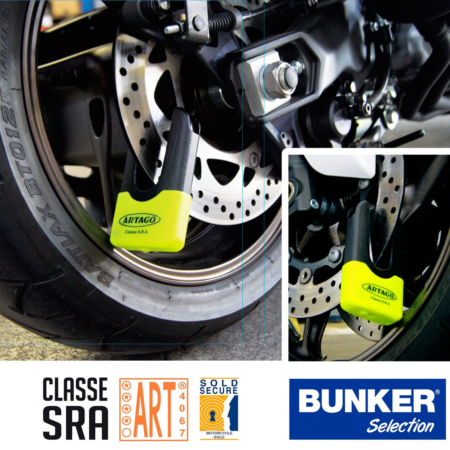 Antirrobo Disco Moto Artago 69X - URA Moto